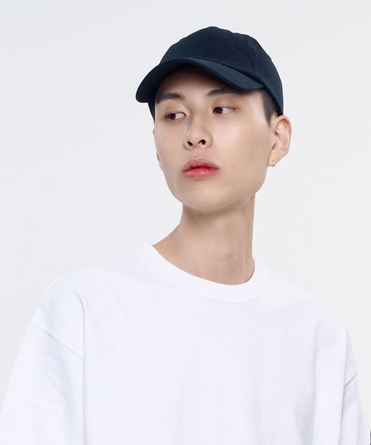 유나이티드 애슬(UNITED ATHLE) 무지 로우 코튼 볼캡_블랙