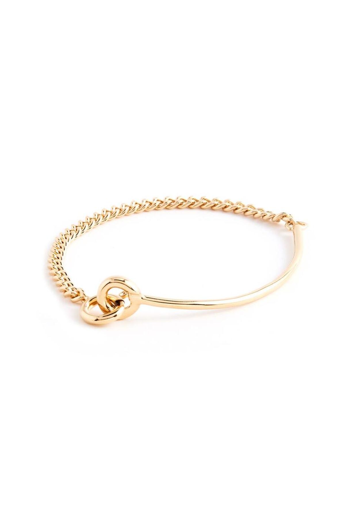 휴스타드(HUSTAD) 187 Mid Twin Gold Bracelet_14k 골드 미드 트윈 브레이슬렛