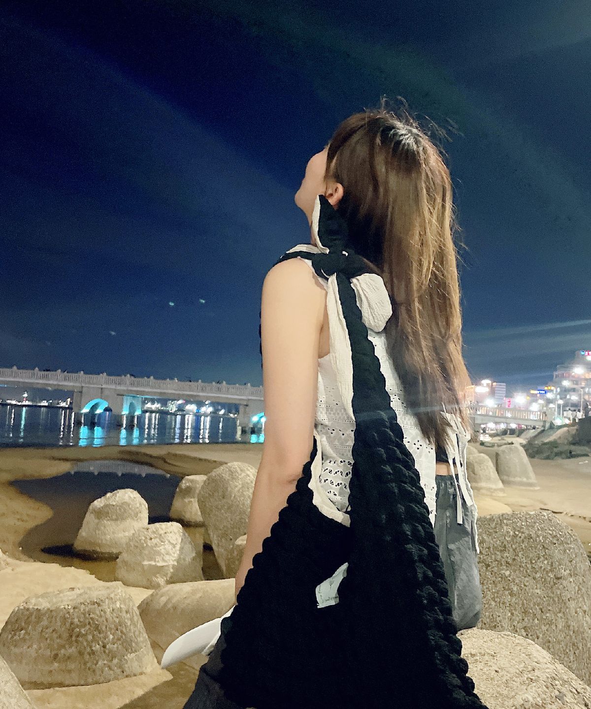 소네트오브나잇(SONNETOFNIGHT) ootd 양면 크로스 백