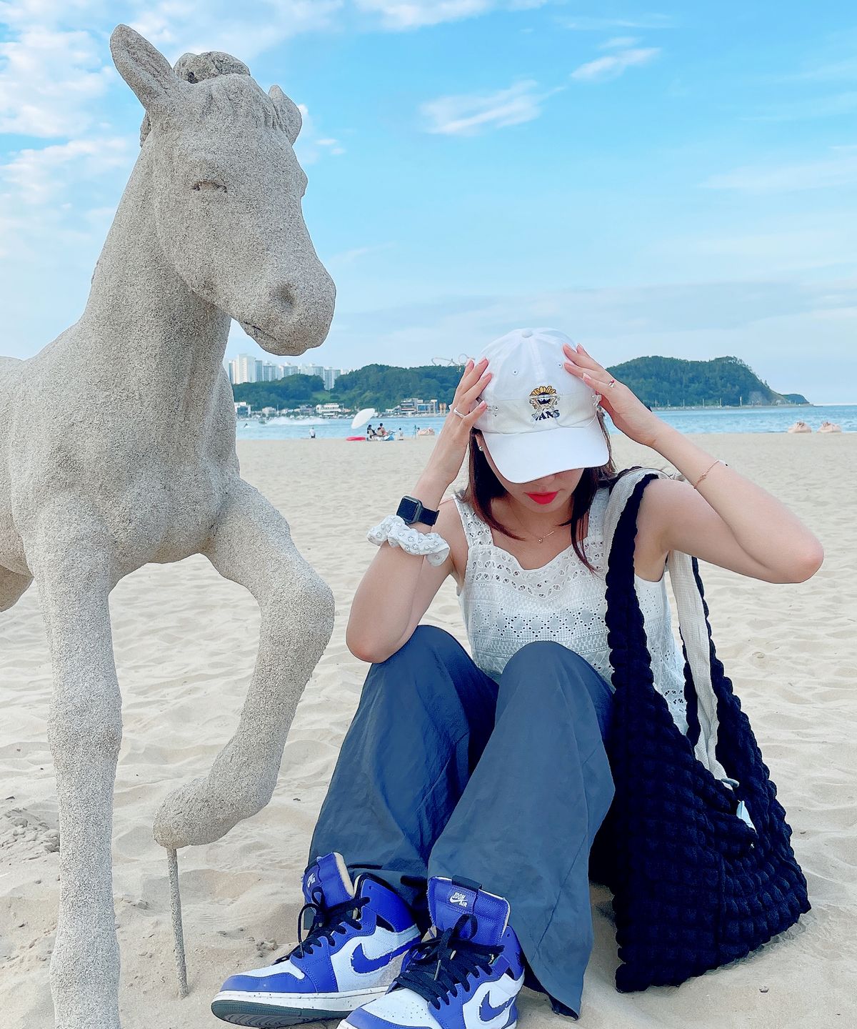 소네트오브나잇(SONNETOFNIGHT) ootd 양면 크로스 백