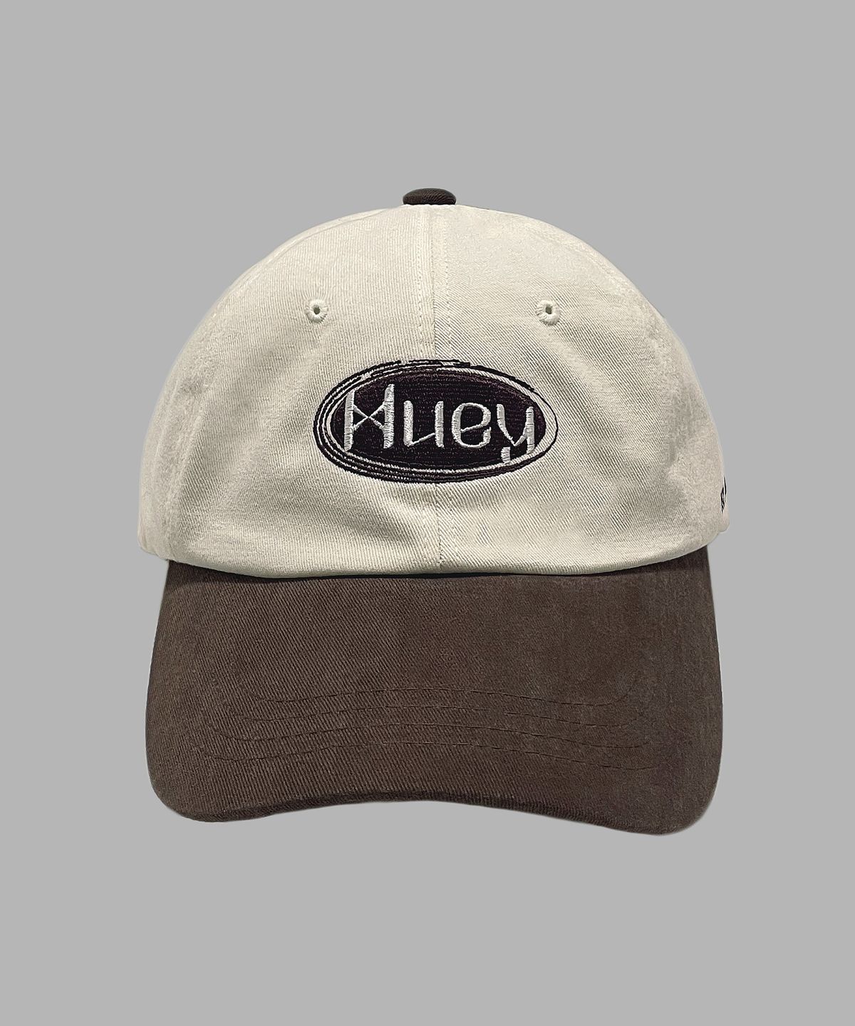 휴이(HUEY) Heritage Logo Two Tone Ball Cap [Brown]