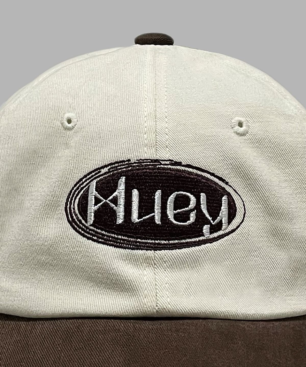 휴이(HUEY) Heritage Logo Two Tone Ball Cap [Brown]