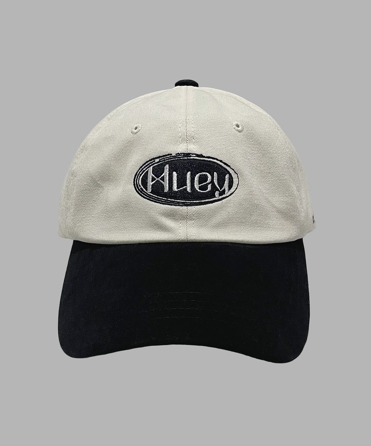 휴이(HUEY) Heritage Logo Two Tone Ball Cap [Black]