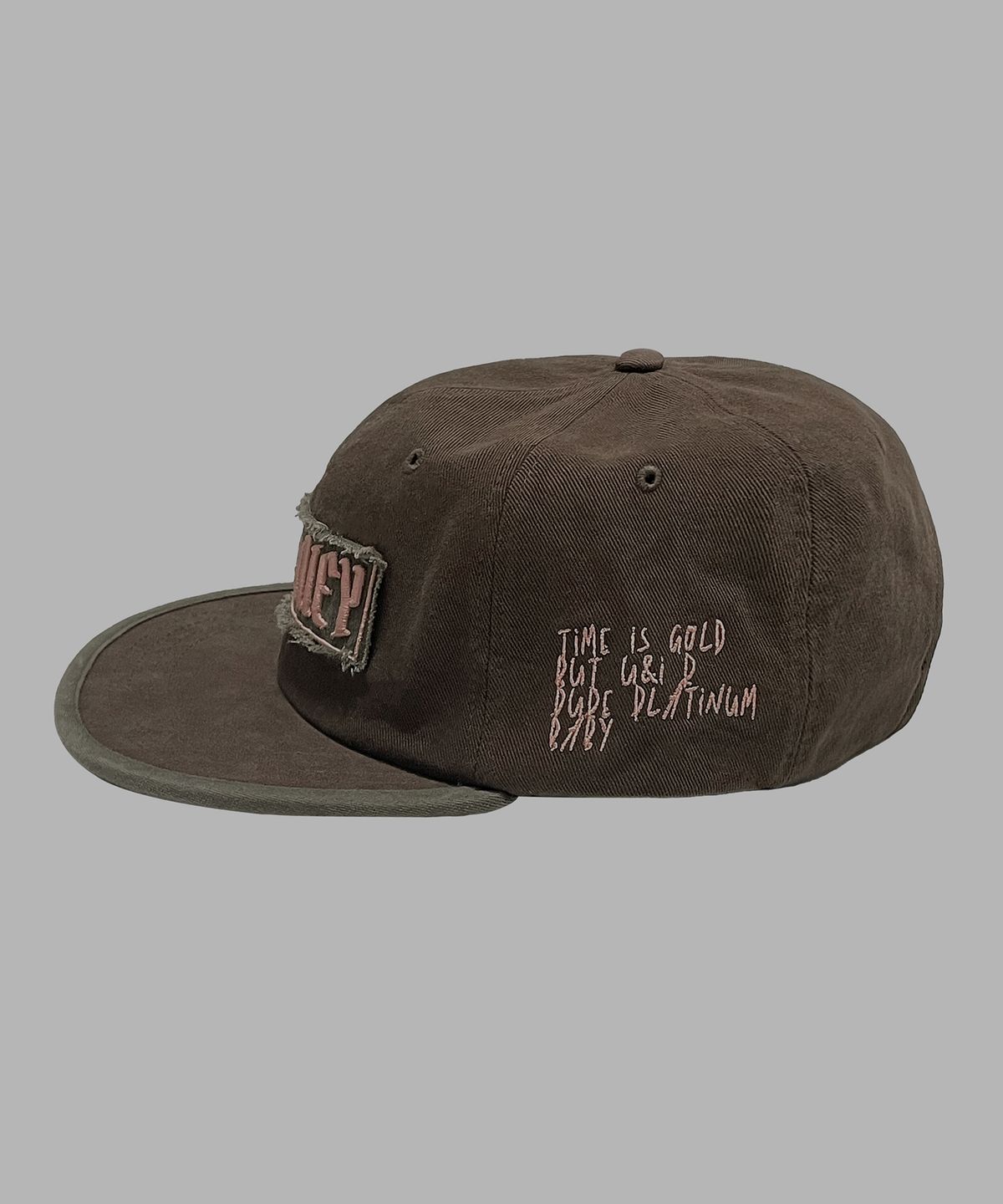 휴이(HUEY) OG Logo Vintage Washing Cap [Brown]