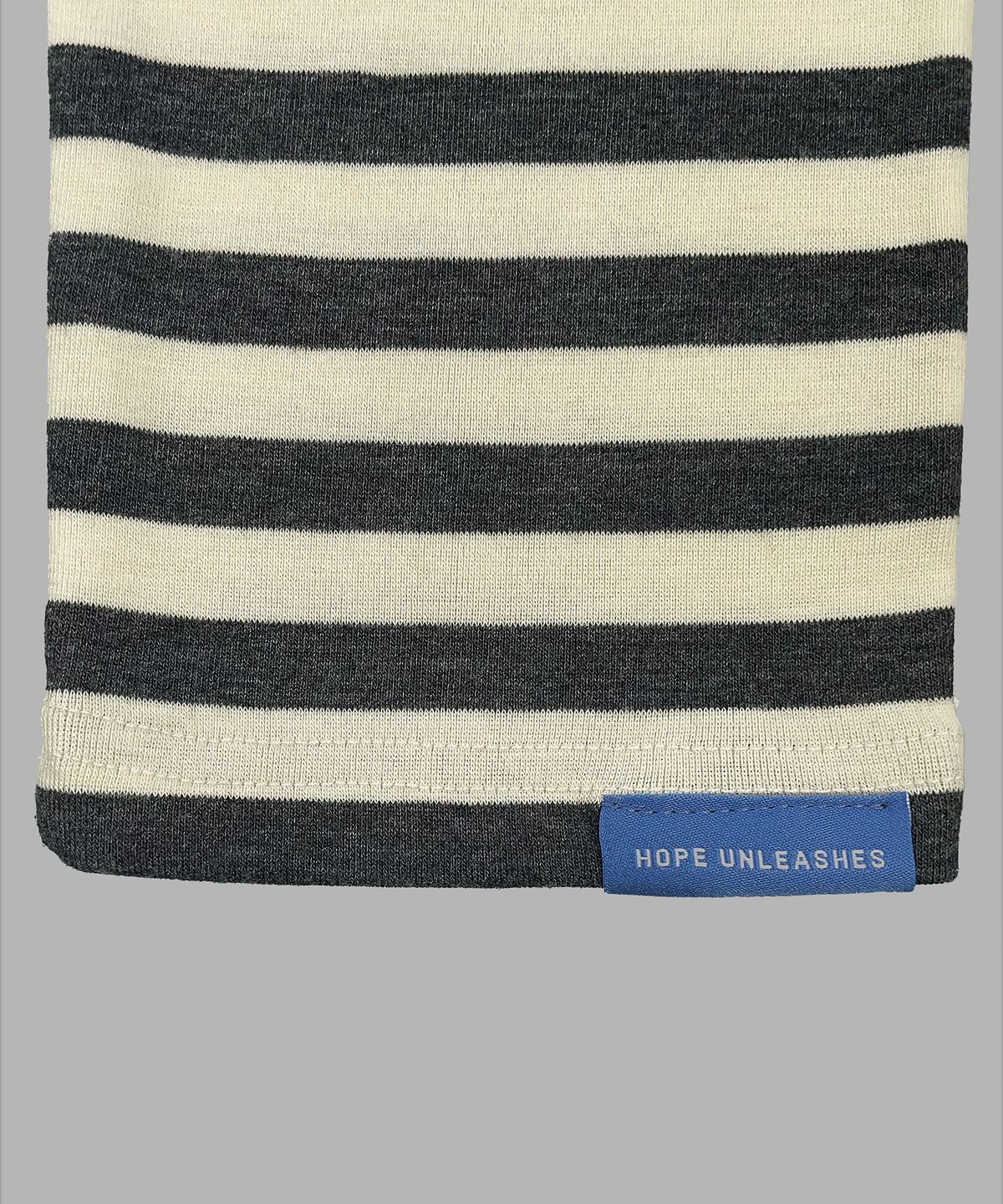 휴이(HUEY) Stripe Border Tee Grey