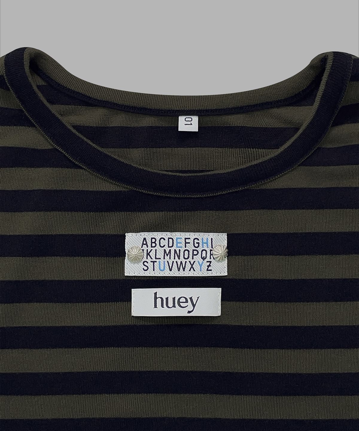 휴이(HUEY) Stripe Border Tee Navy
