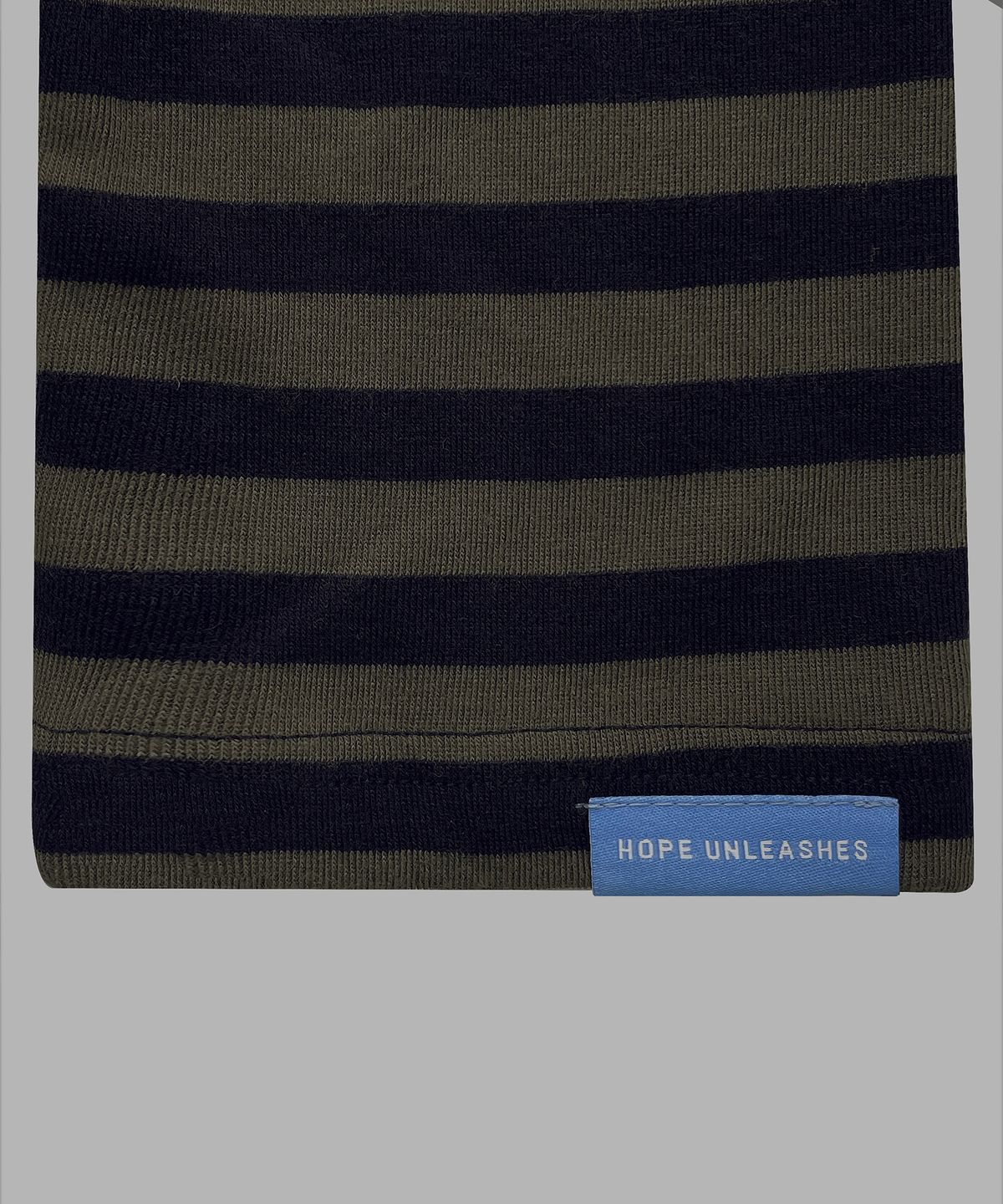 휴이(HUEY) Stripe Border Tee Navy