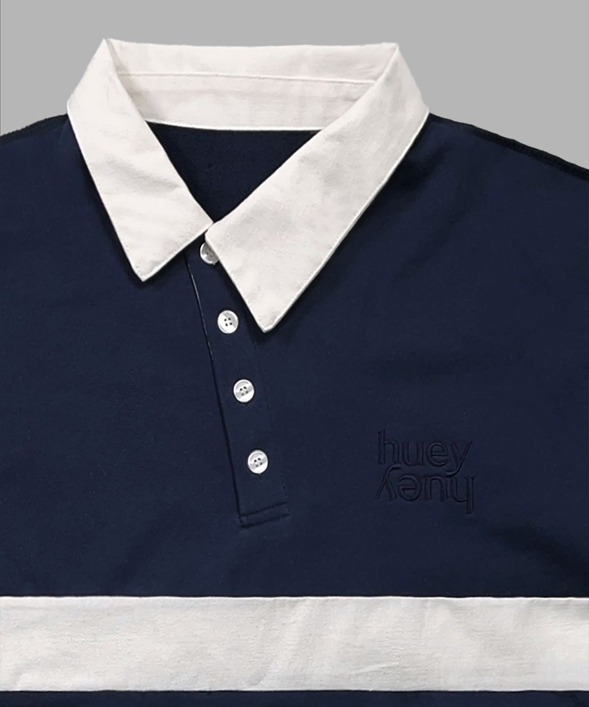 휴이(HUEY) Inside Out Rugby Tee Navy