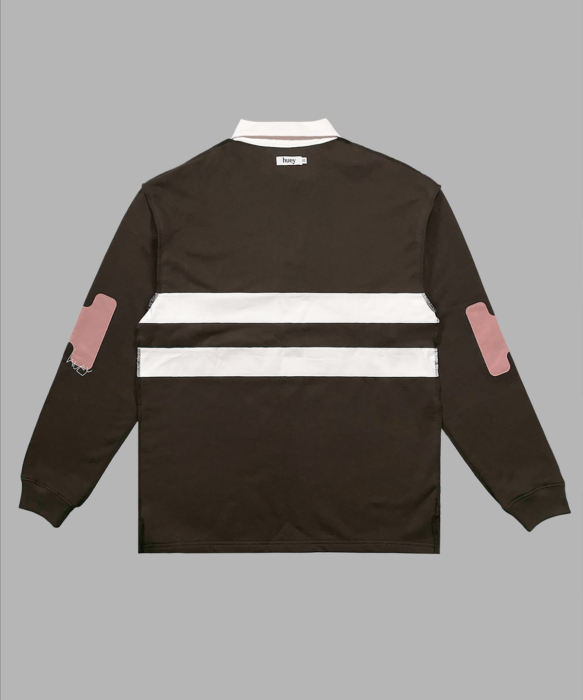 휴이(HUEY) Inside Out Rugby Tee Brown