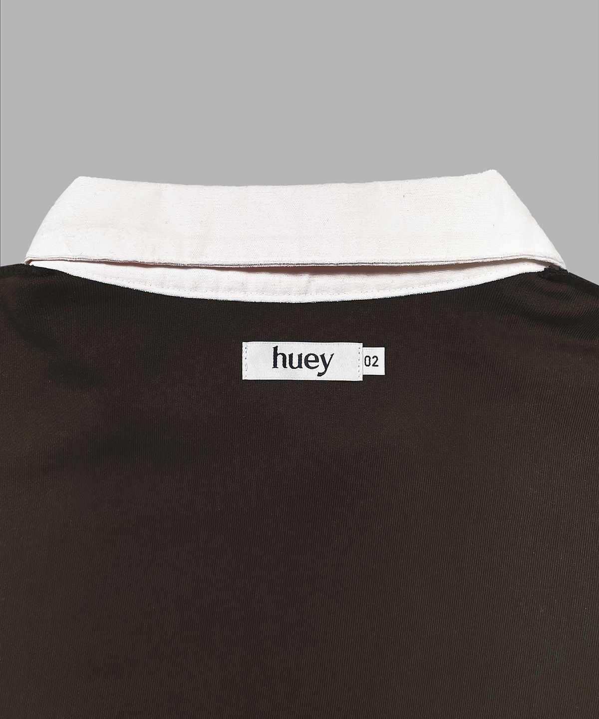 휴이(HUEY) Inside Out Rugby Tee Brown