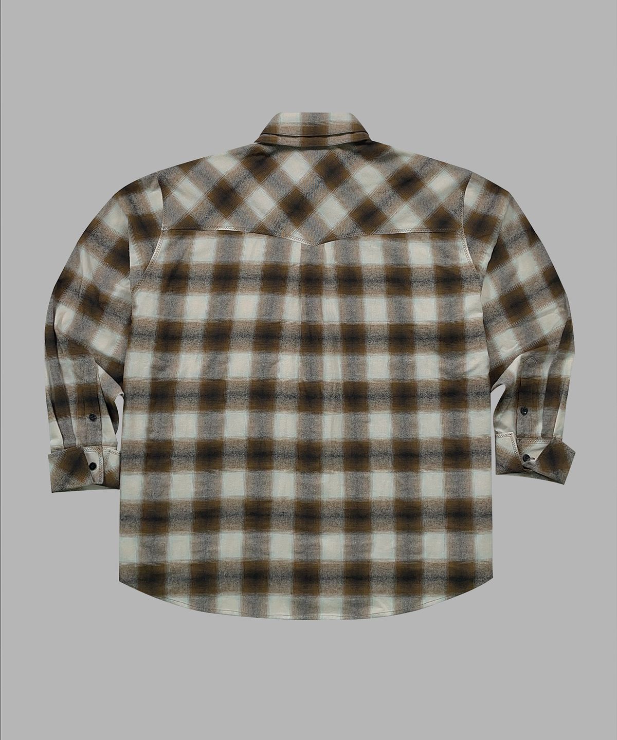 휴이(HUEY) Double Check Shirt Brown