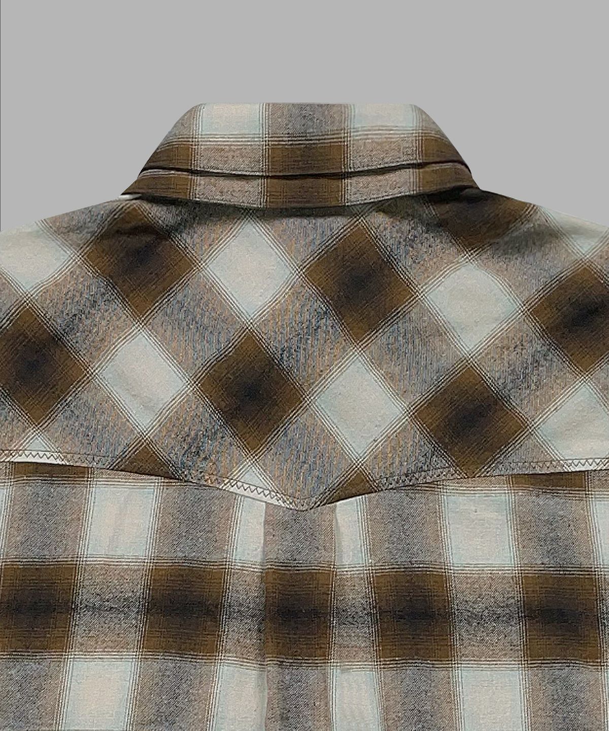 휴이(HUEY) Double Check Shirt Brown