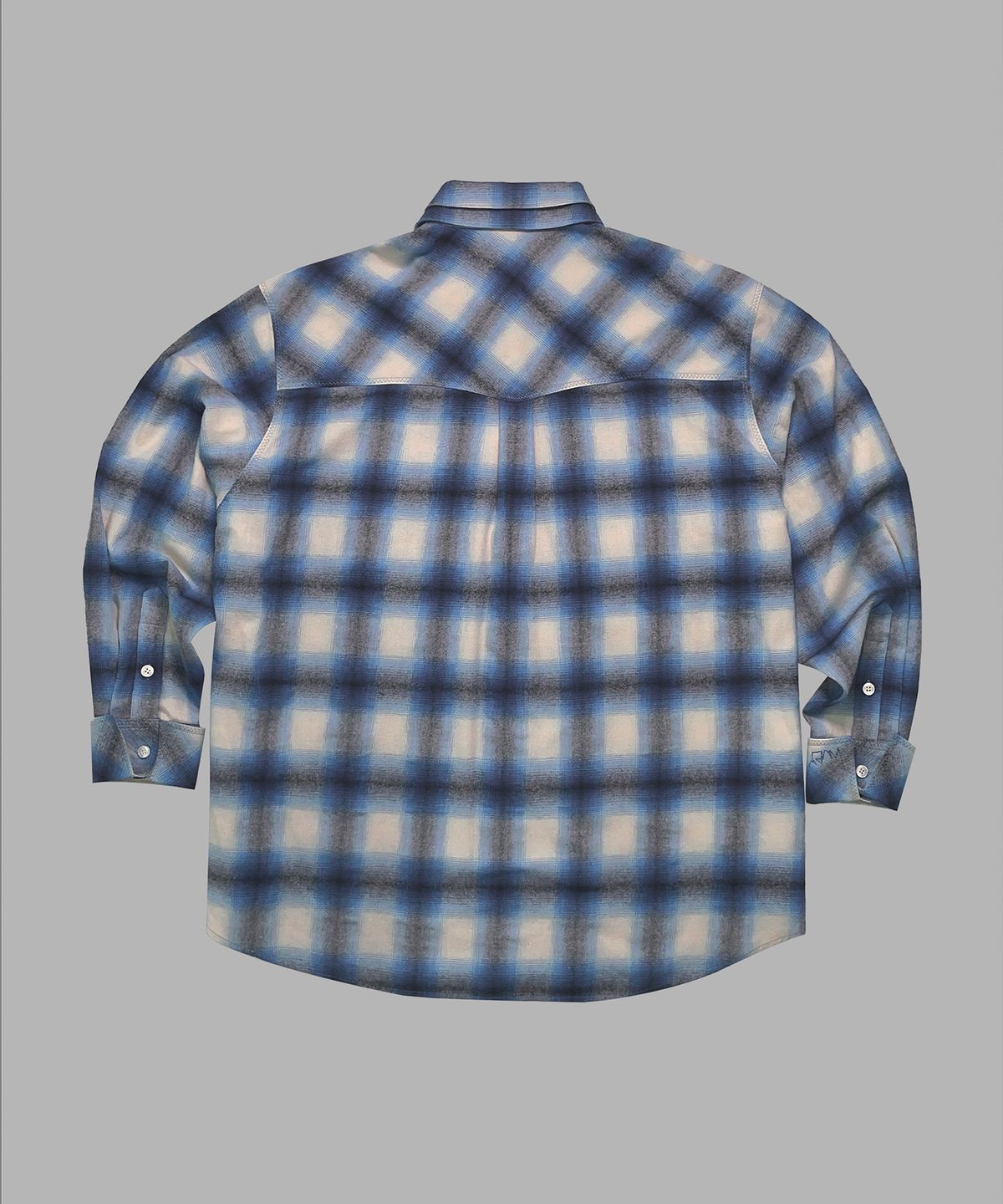 휴이(HUEY) Double Check Shirt Blue