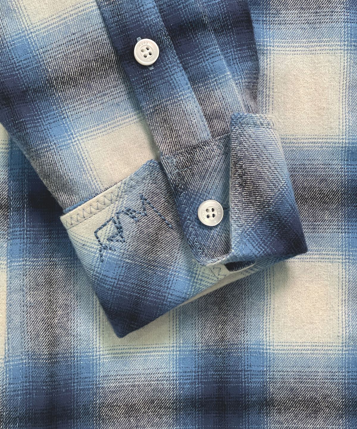 휴이(HUEY) Double Check Shirt Blue
