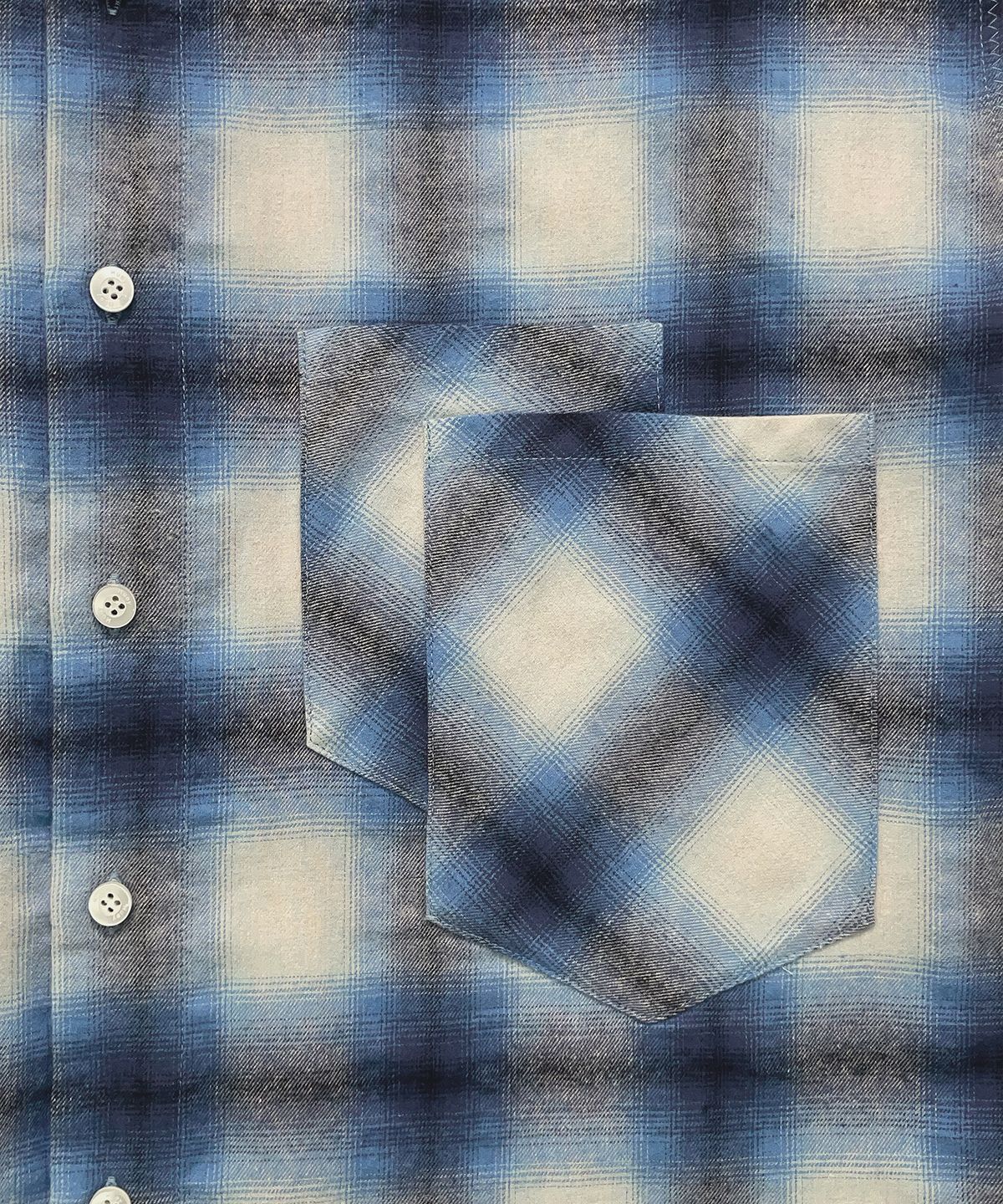 휴이(HUEY) Double Check Shirt Blue