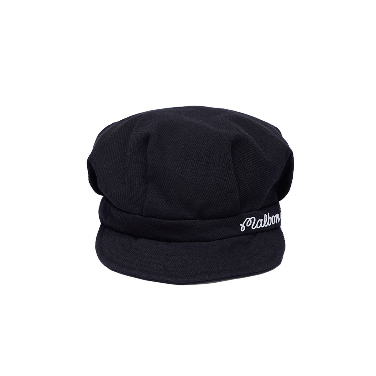 말본 골프(MALBON GOLF) 말본 여성 뉴스보이 캡 BLACK (WOMAN)