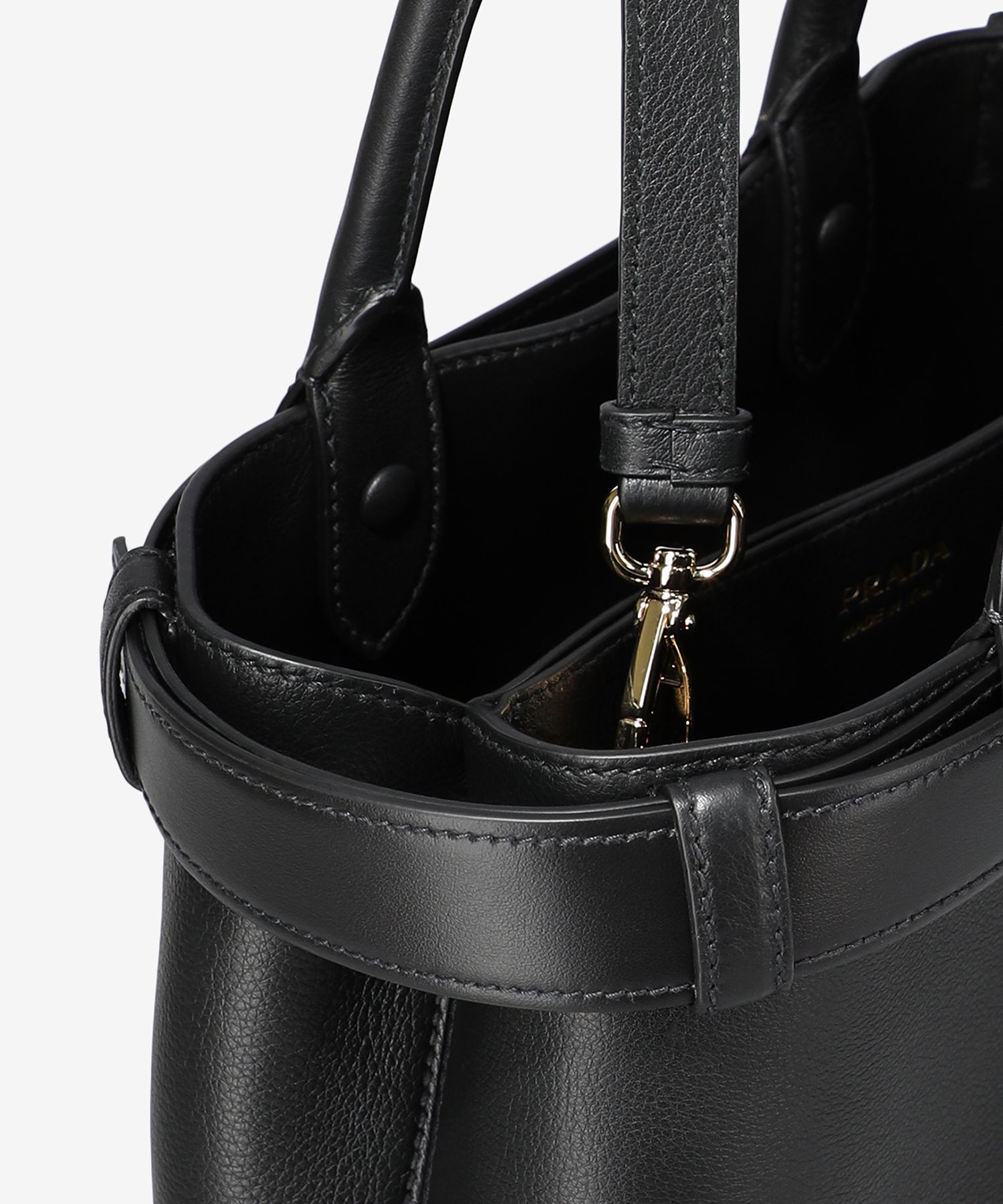 ★PRADA★ Belted Large Buckle Bag Black 1BA4162CY9F0002 1BA4 MUSINSA | PRADA Belted Large Buckle Bag - Black