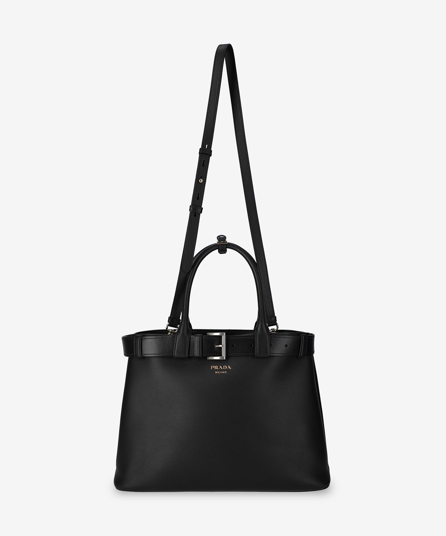 ★PRADA★ Belted Large Buckle Bag Black 1BA4162CY9F0002 1BA4 MUSINSA | PRADA Belted Large Buckle Bag - Black