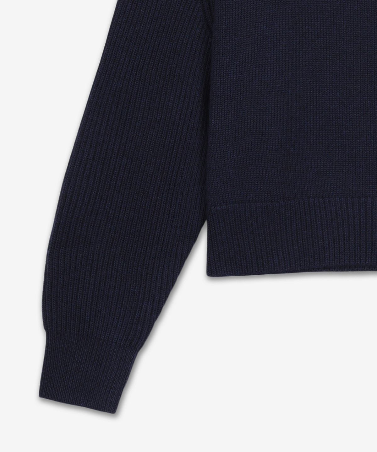 스튜디오니콜슨(STUDIO NICHOLSON) 진 5GG 크루넥 니트 - 네이비말 / JEANSNM1095NAVYMARL