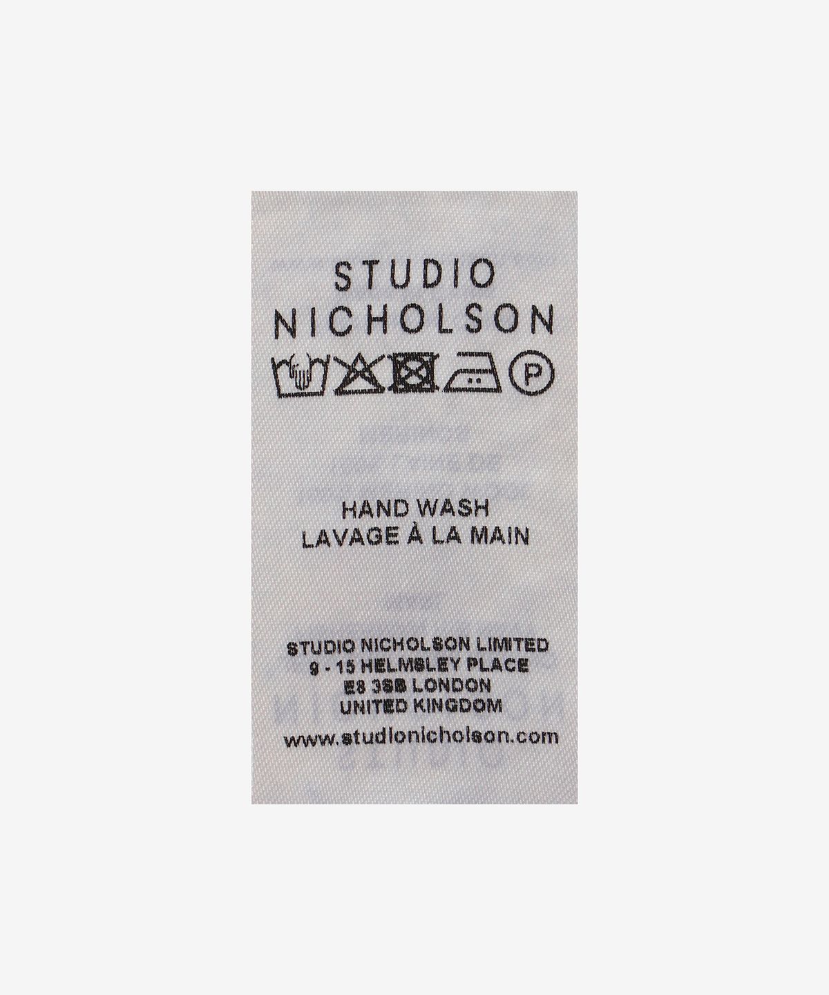 스튜디오니콜슨(STUDIO NICHOLSON) 진 5GG 크루넥 니트 - 네이비말 / JEANSNM1095NAVYMARL