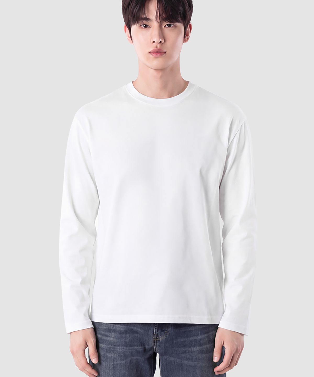 아르메데스(ARMEDES) [2PACK] 긴소매 프리미엄 크루넥 티셔츠 AR-508 (2컬러)
