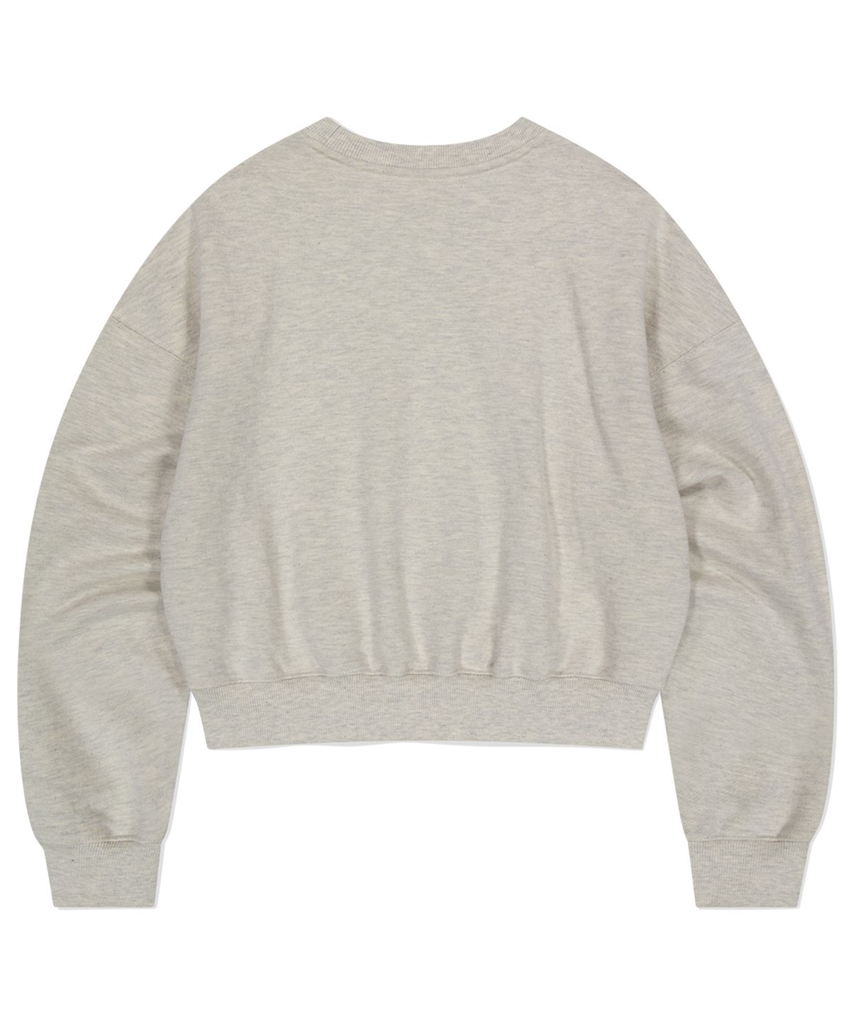 마하그리드(MAHAGRID) SWEET SOUND CROP SWEATSHIRT OATMEAL(MG2EFFM469A)