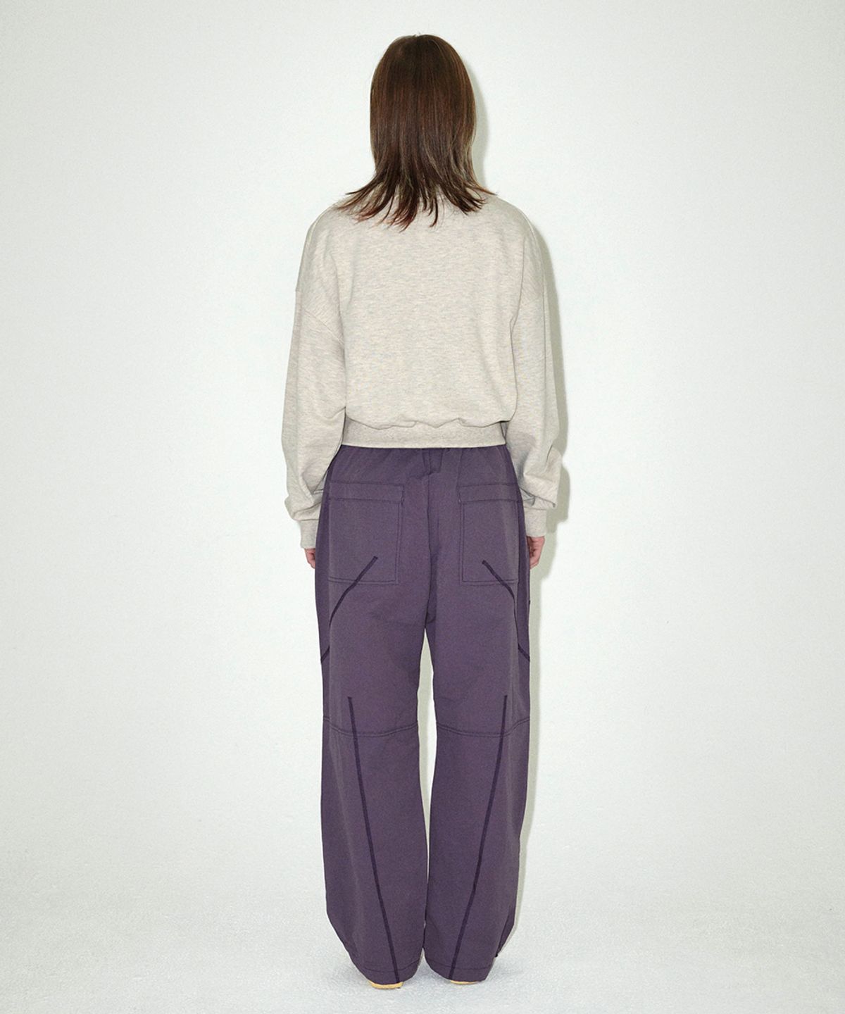 마하그리드(MAHAGRID) SWEET SOUND CROP SWEATSHIRT OATMEAL(MG2EFFM469A)