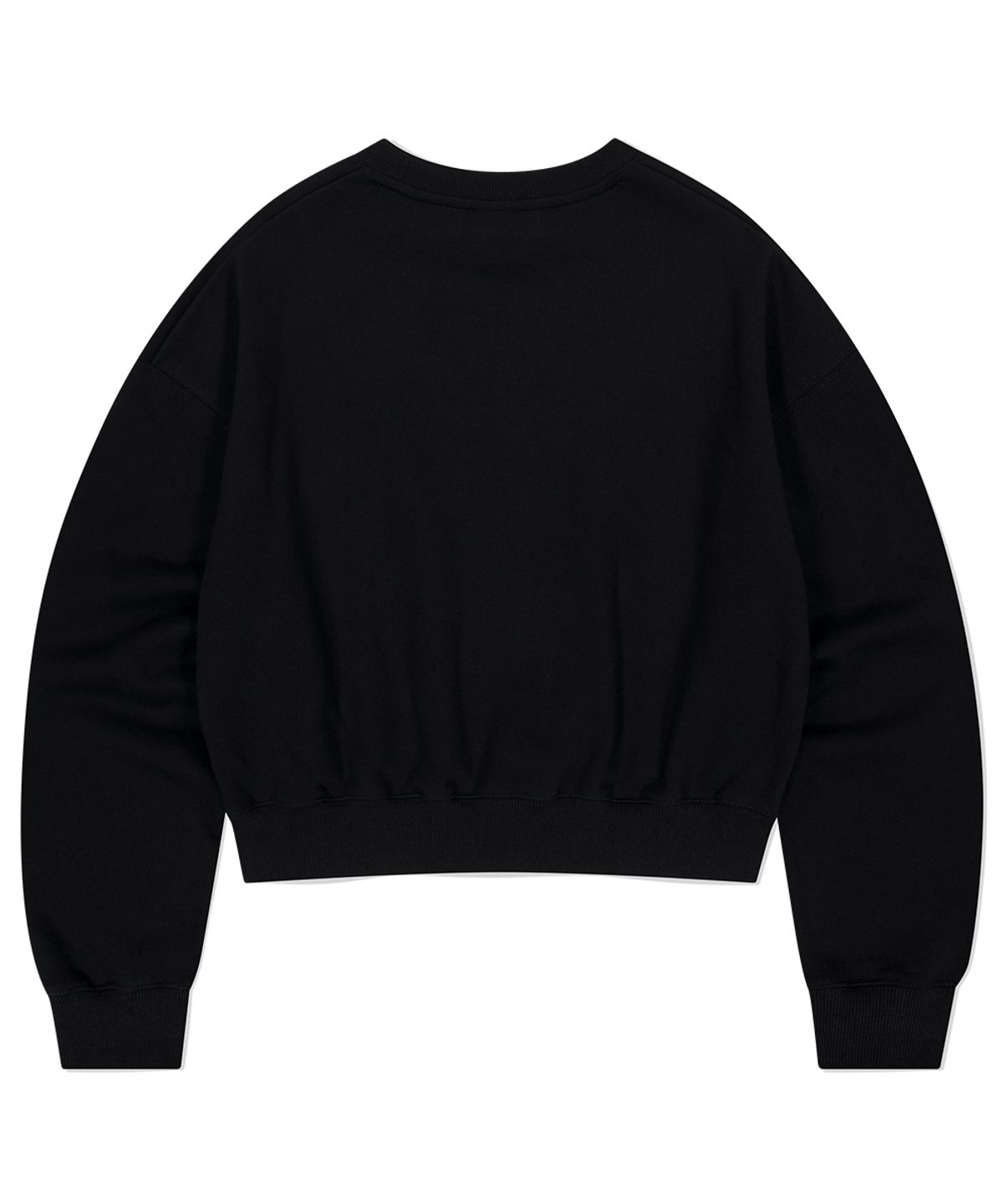 마하그리드(MAHAGRID) ORIGIN LOGO CROP SWEATSHIRT BLACK(MG2EFFM471A)