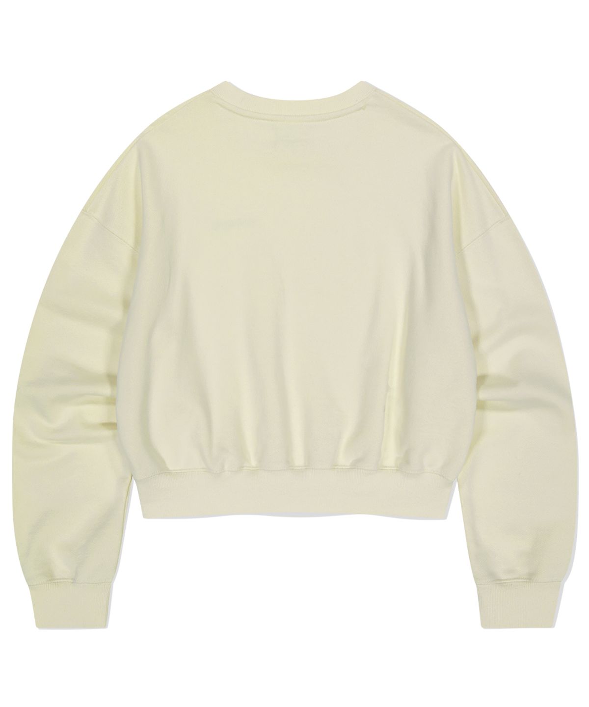 마하그리드(MAHAGRID) ORIGIN LOGO CROP SWEATSHIRT CREAM(MG2EFFM471A)