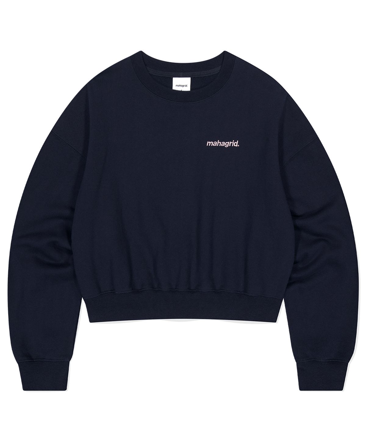 마하그리드(MAHAGRID) ORIGIN LOGO CROP SWEATSHIRT_4colors