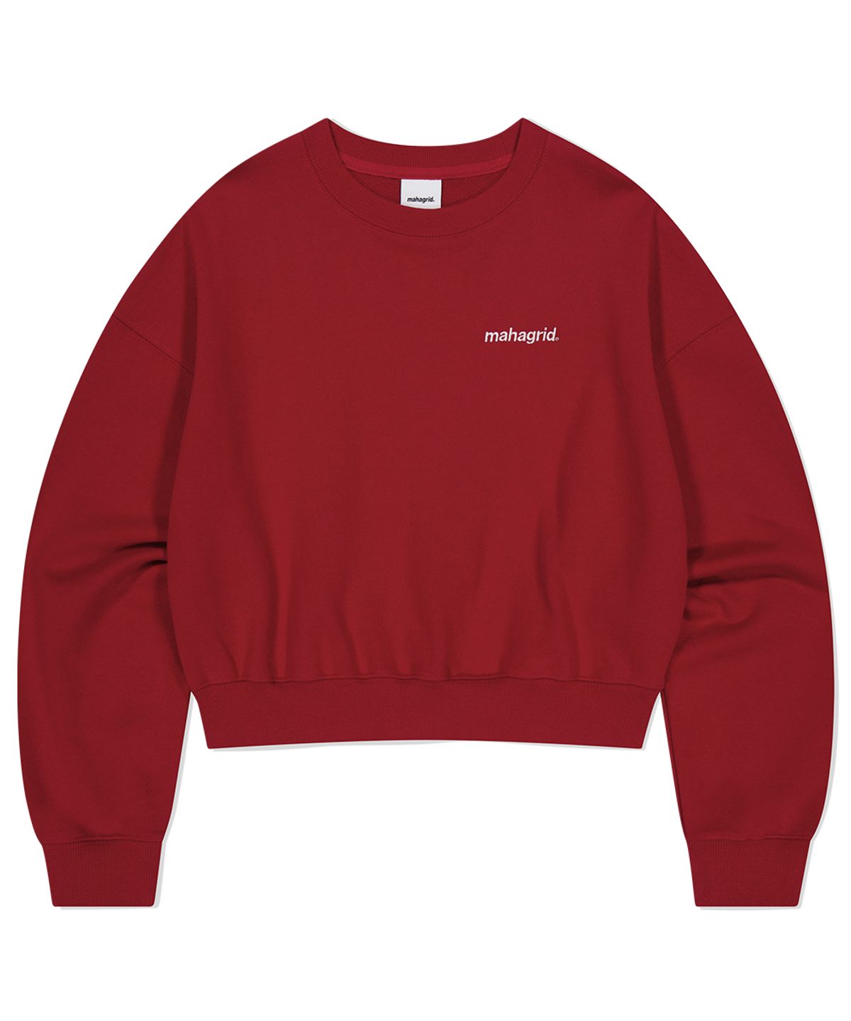 마하그리드(MAHAGRID) ORIGIN LOGO CROP SWEATSHIRT_4colors