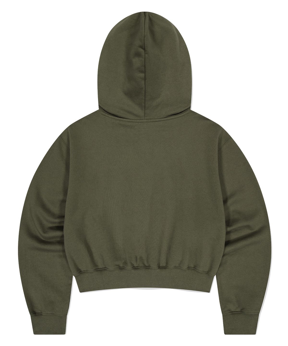 마하그리드(MAHAGRID) THIRD LOGO CROP HOODIE OLIVE(MG2EFFM433A)