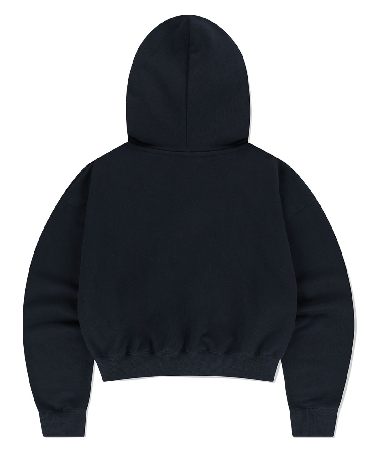 마하그리드(MAHAGRID) VARSITY LOGO CROP HOODIE NAVY(MG2EFFM434A)