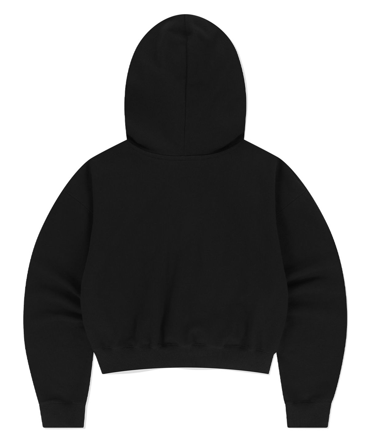 마하그리드(MAHAGRID) VARSITY LOGO CROP HOODIE BLACK(MG2EFFM434A)