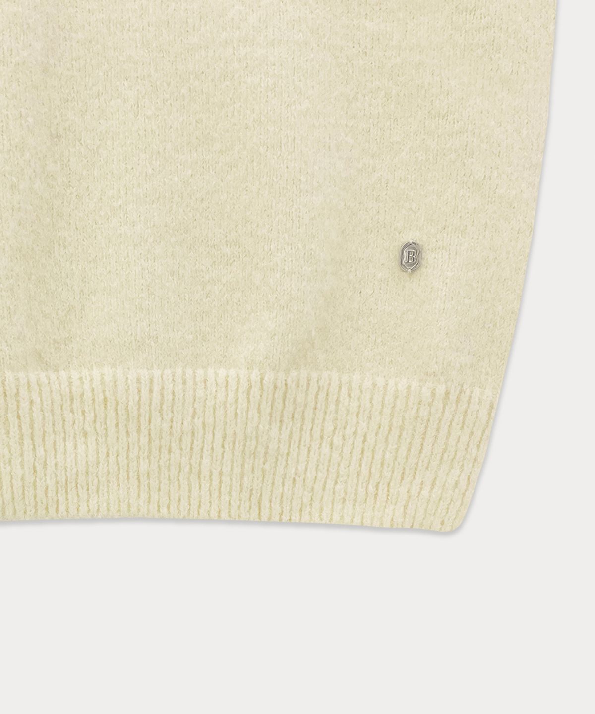 썸웨어버터(SOMEWHEREBUTTER) Emma Half Puff Knit - Cream