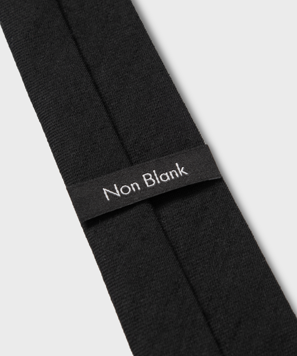 넌블랭크(NONBLANK) 슬림 타이_BLACK