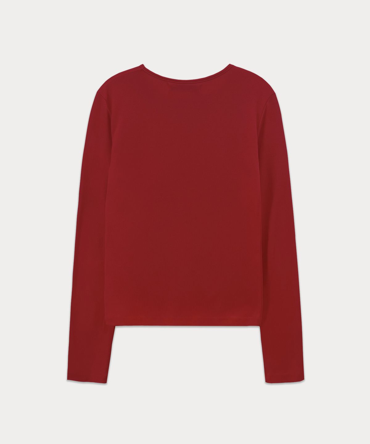 썸웨어버터(SOMEWHEREBUTTER) Lettering Long Top - Red