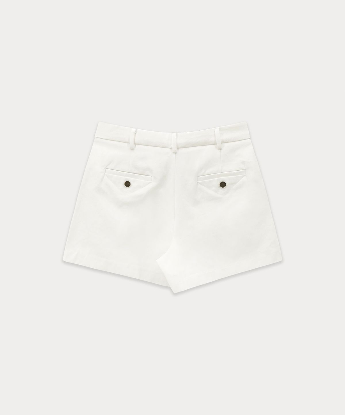 썸웨어버터(SOMEWHEREBUTTER) Peach Cotton Short pants - Ivory