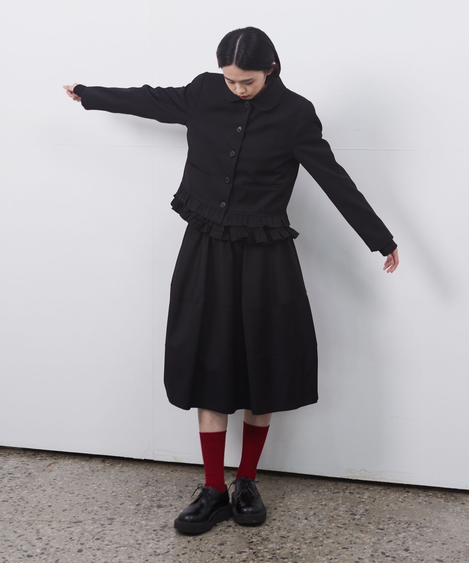 【OHESHIO】 BALLOON BANDING MIDI SKIRT 2色 MUSINSA | OHESHIO BALLOON BANDING MIDI SKIRT, BLACK
