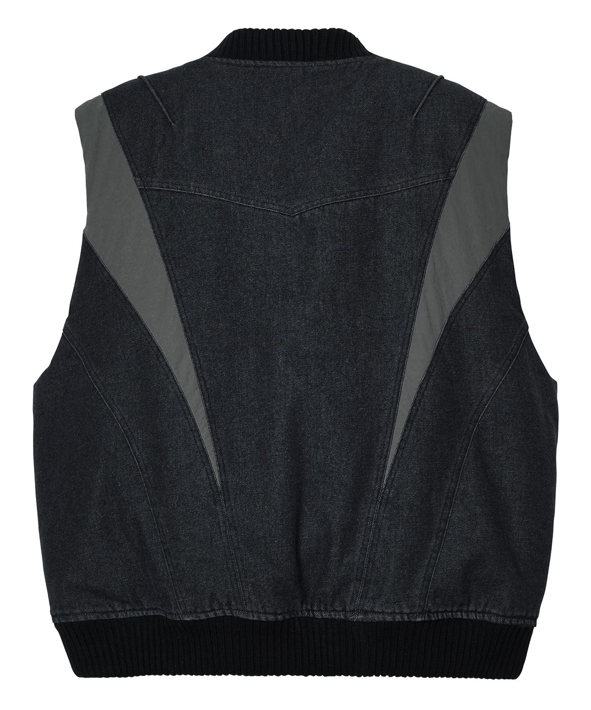 플레이버리즘(FLAVORISM) Hybrid Denim Padding Vest (TO0020)