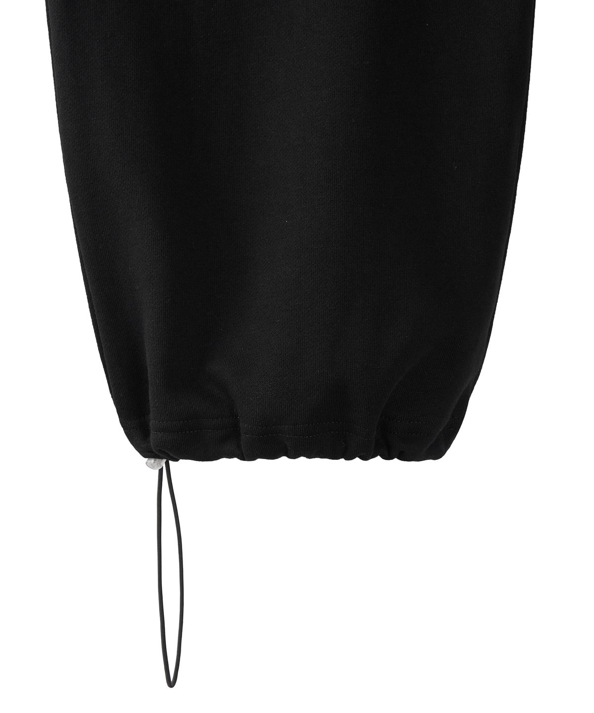 엑스컨테이너(EXCONTAINER) 와이드 스트링 카펜터 스웻 팬츠 (BLACK)