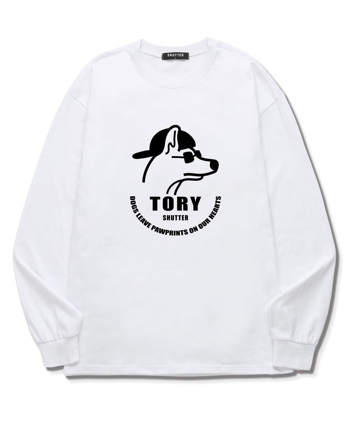 셔터(SHUTTER) TORY LOGO 롱슬리브 (SLS010) 화이트