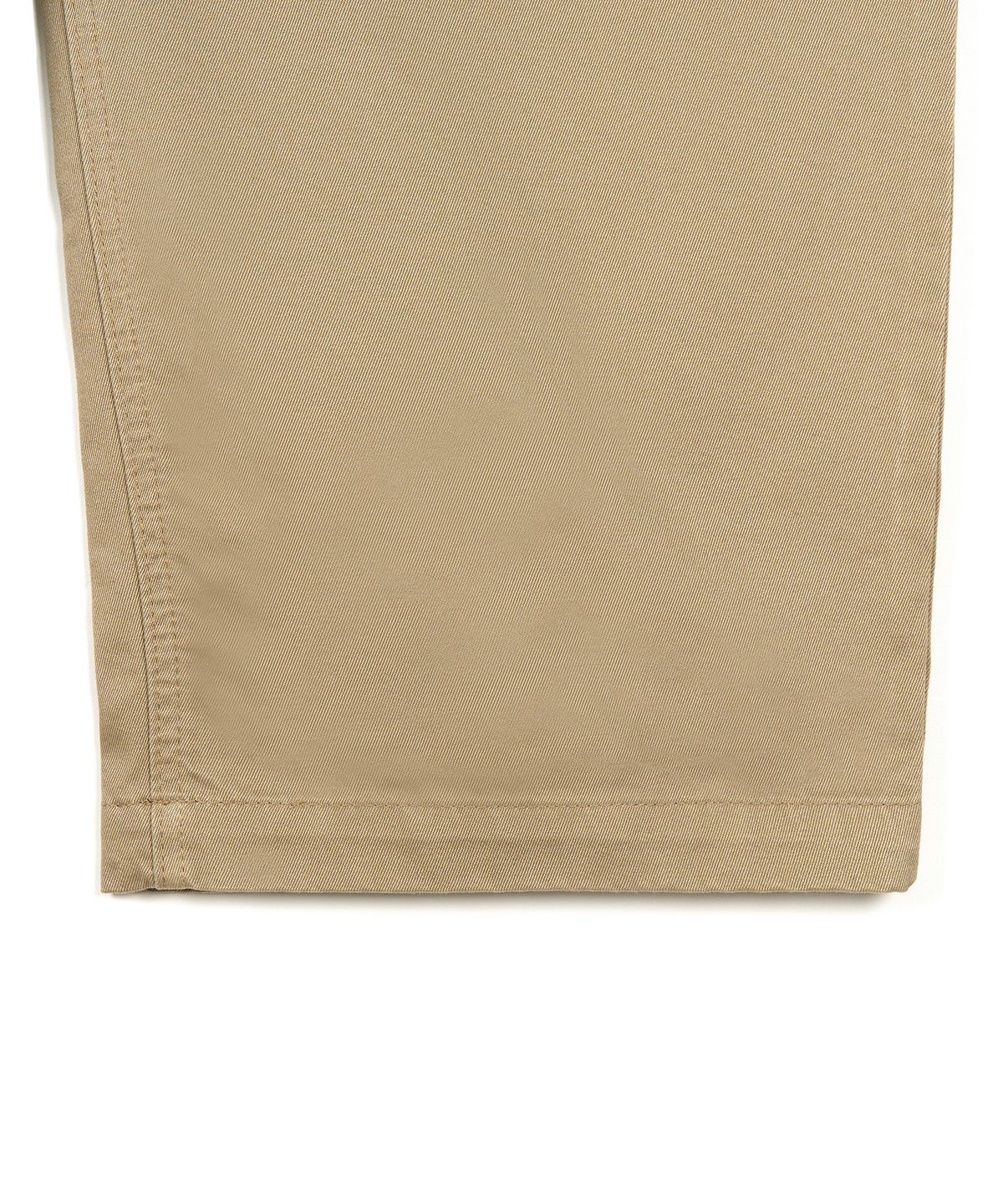 엑스컨테이너(EXCONTAINER) 클래식 원턱 코튼 치노 팬츠 (BEIGE)