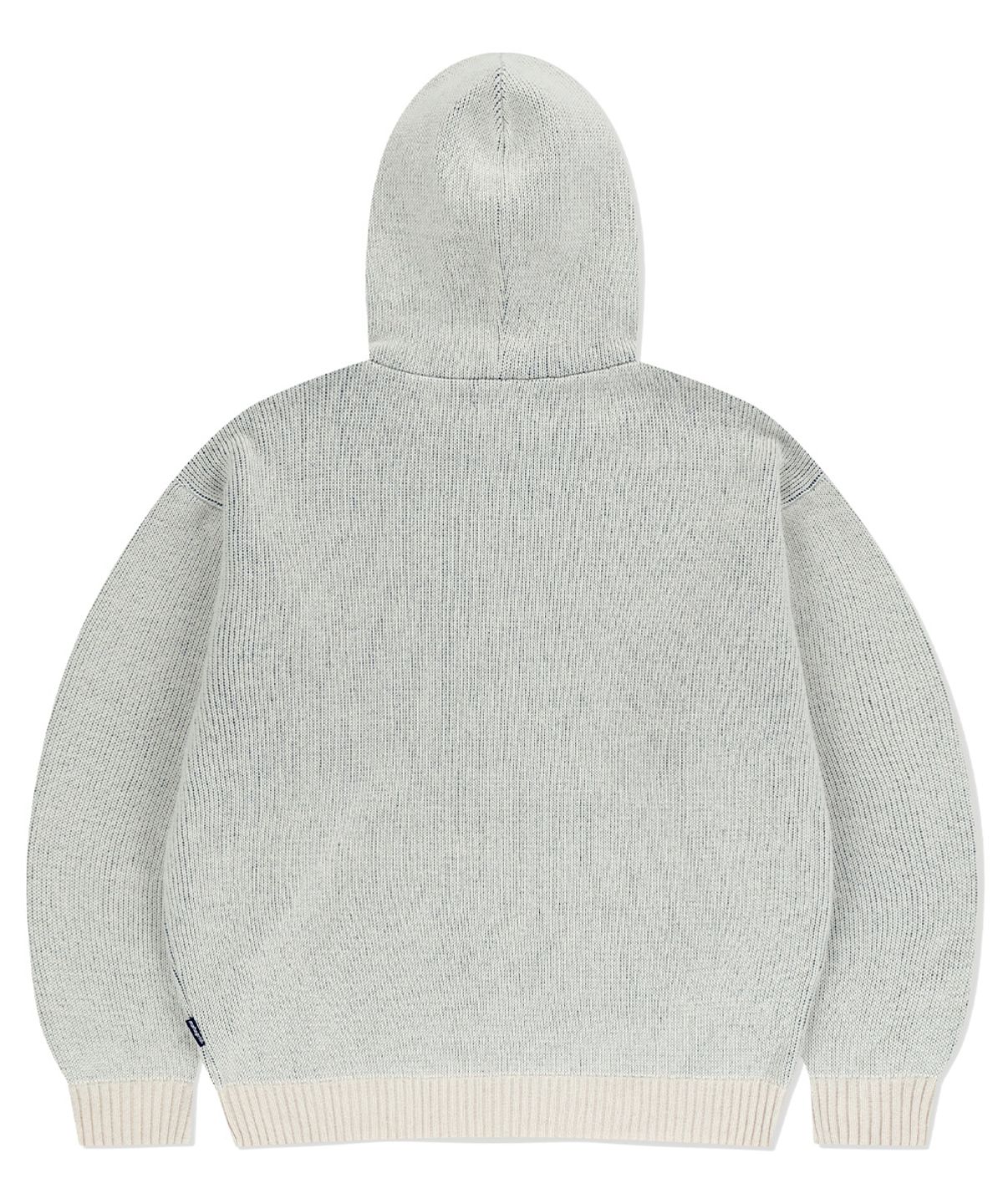 마하그리드(MAHAGRID) SCRIPT LOGO KNIT HOODIE IVORY(MG2EFMK640A)
