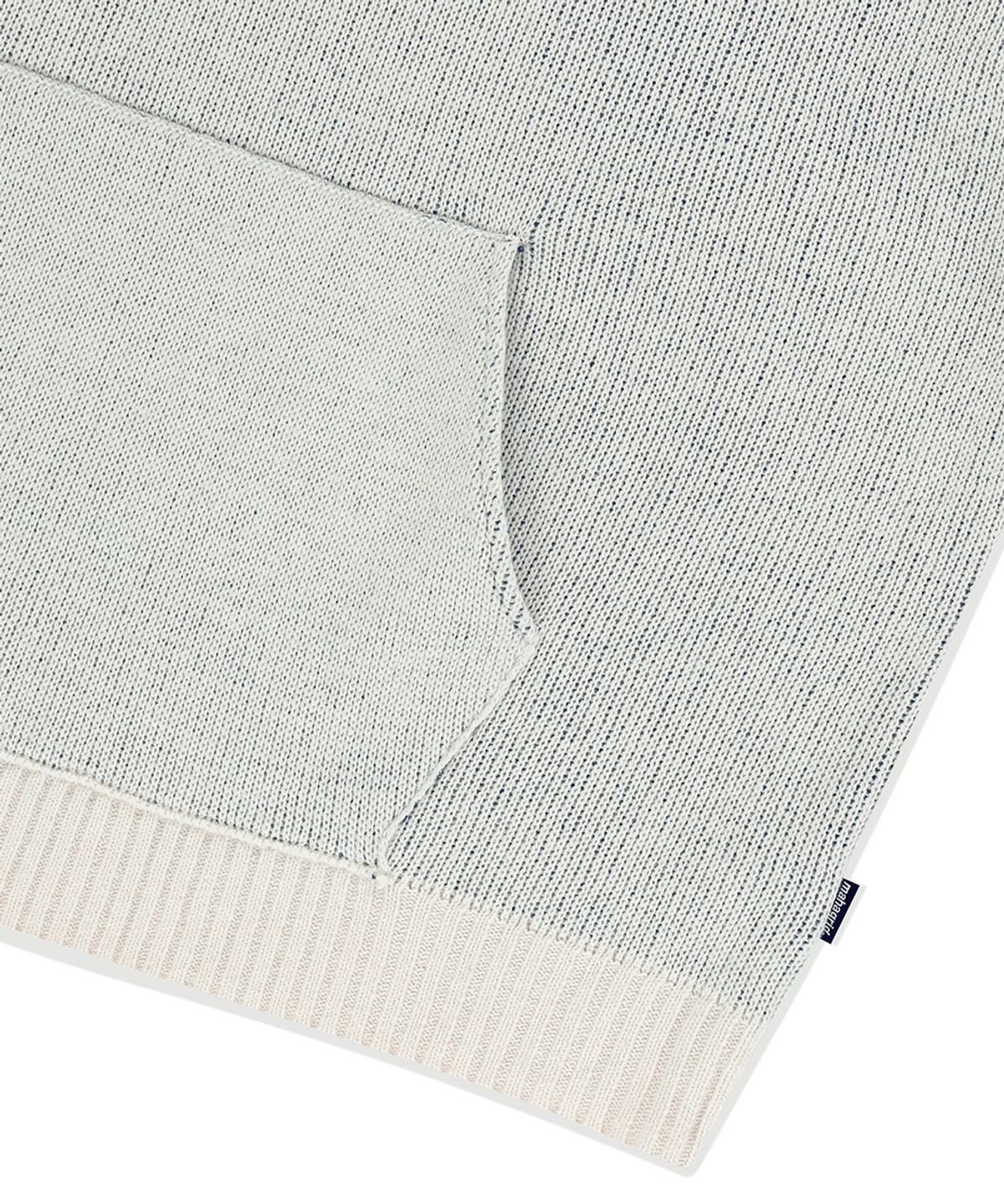 마하그리드(MAHAGRID) SCRIPT LOGO KNIT HOODIE IVORY(MG2EFMK640A)