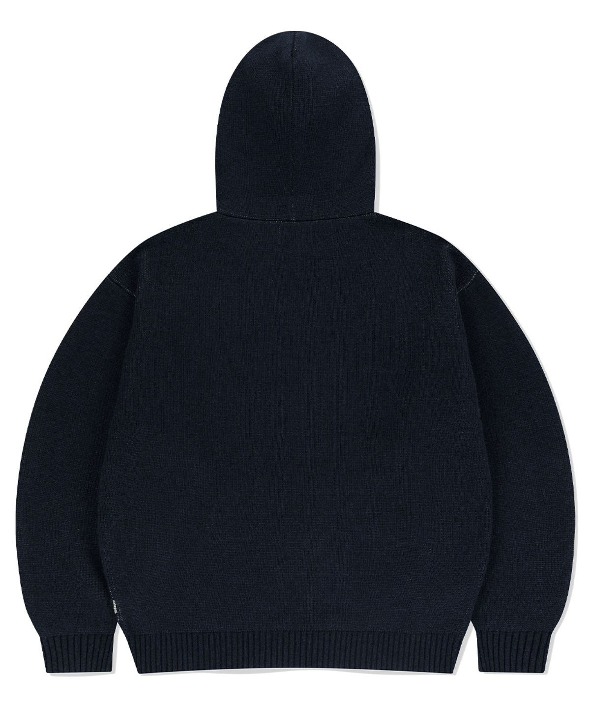 마하그리드(MAHAGRID) SCRIPT LOGO KNIT HOODIE NAVY(MG2EFMK640A)