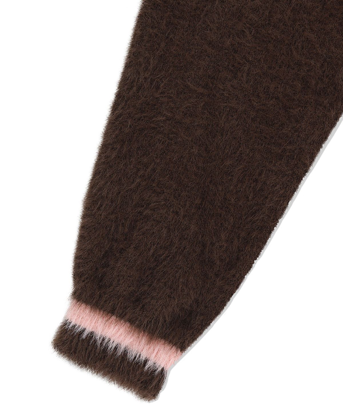마하그리드(MAHAGRID) HAIRY COLLAR KNIT BROWN(MG2EFMK642A)
