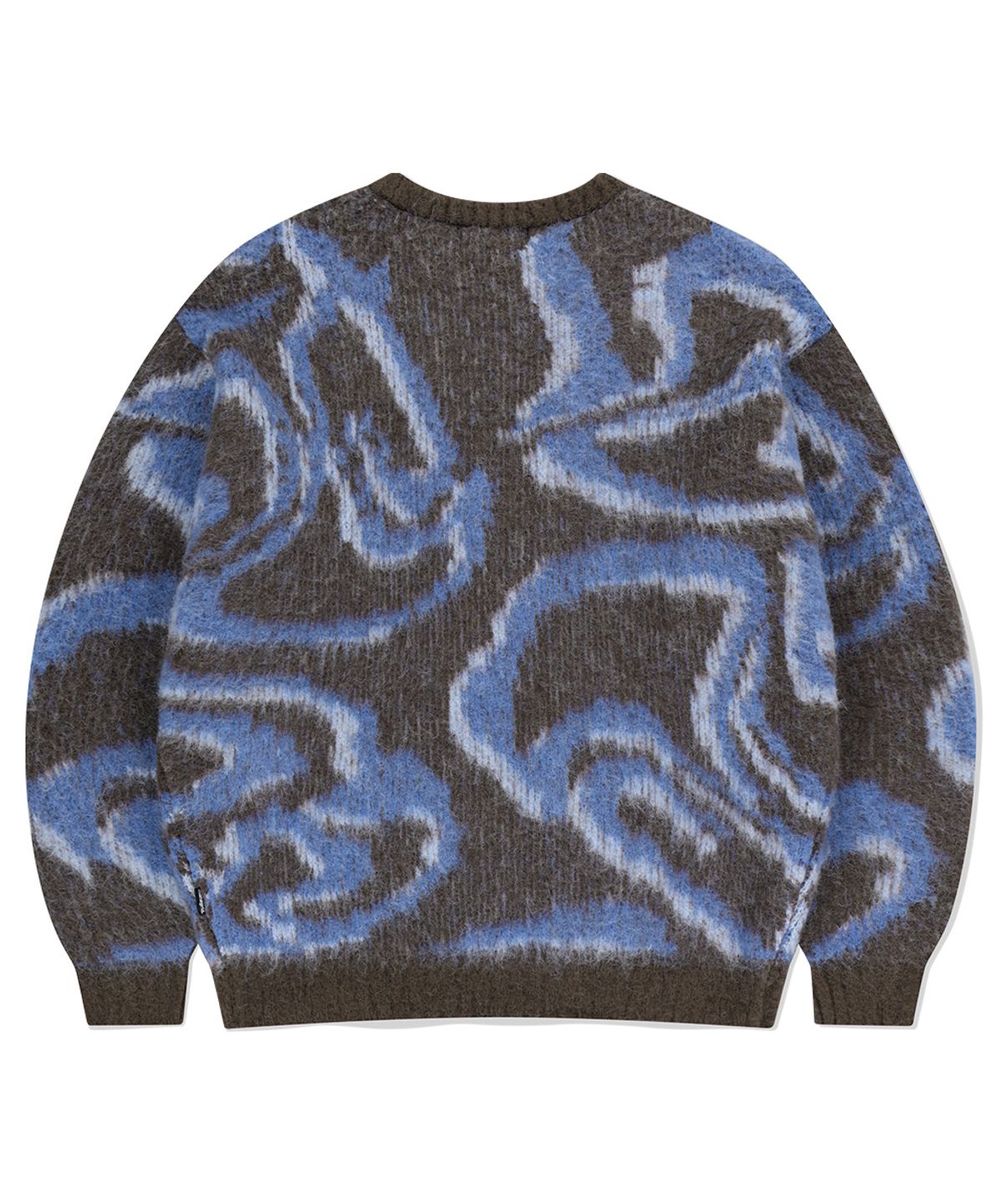 마하그리드(MAHAGRID) DESTROYED ECLIPSE HAIRY KNIT SWEATER BROWN(MG2EFMK601A)