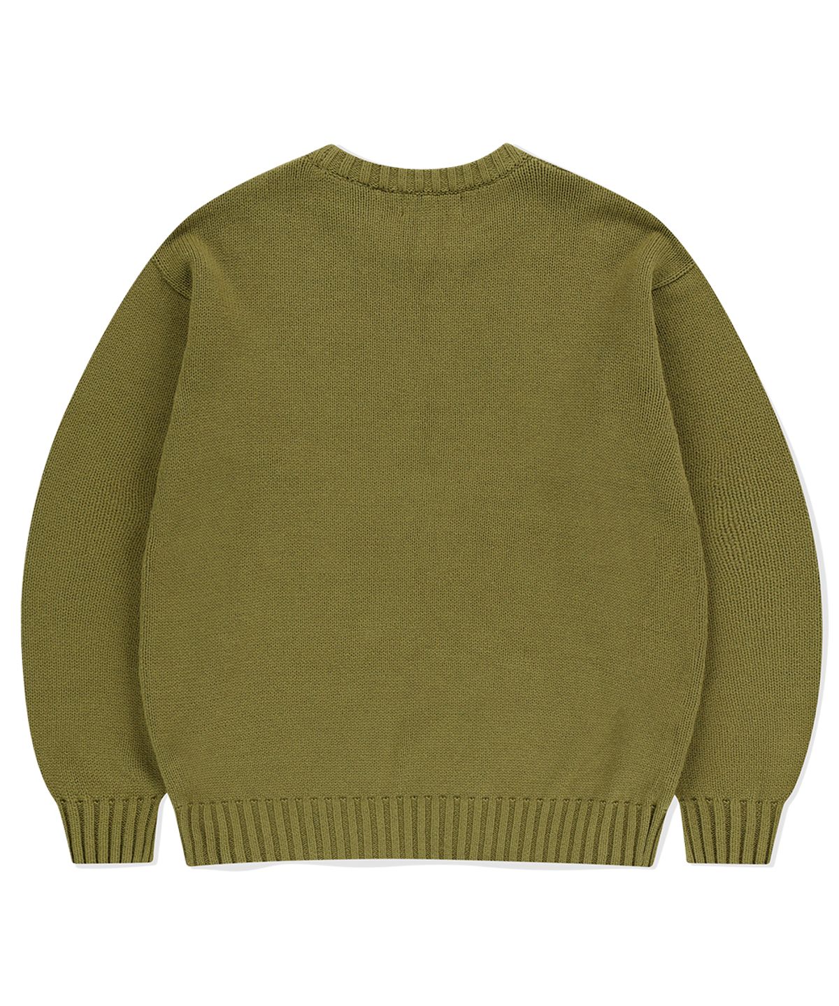 마하그리드(MAHAGRID) MGD COWBOY KNIT SWEATER OLIVE(MG2EFMK604A)