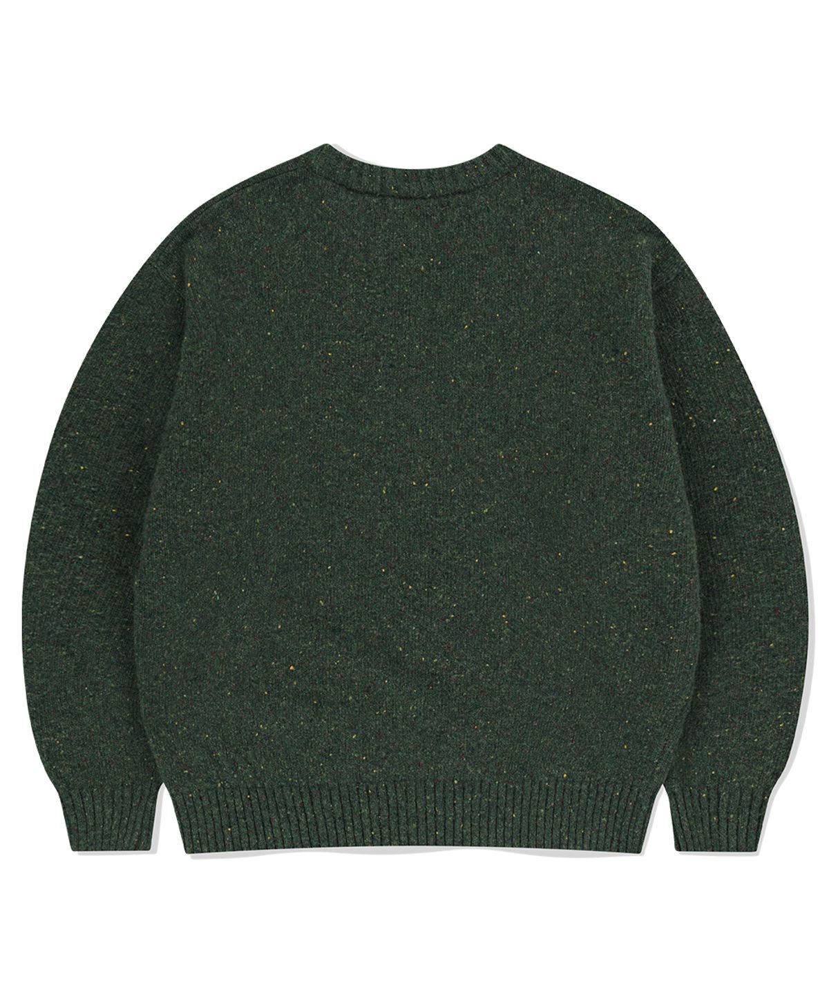 마하그리드(MAHAGRID) BASIC LOGO NEP KNIT SWEATER GREEN(MG2EFMK605A)